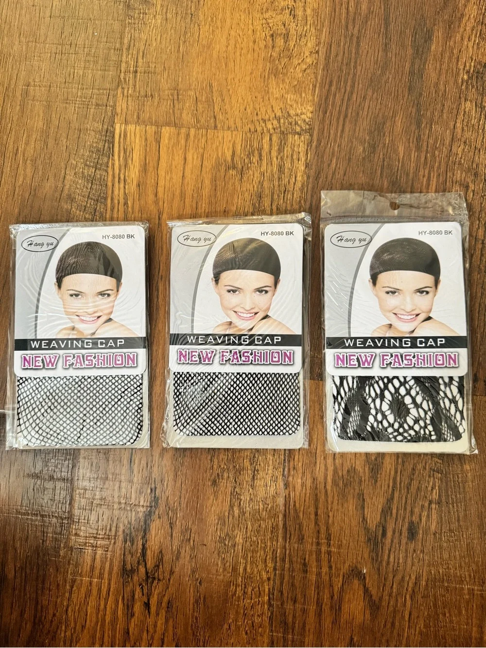 Weaving caps, 3 pack, NWT